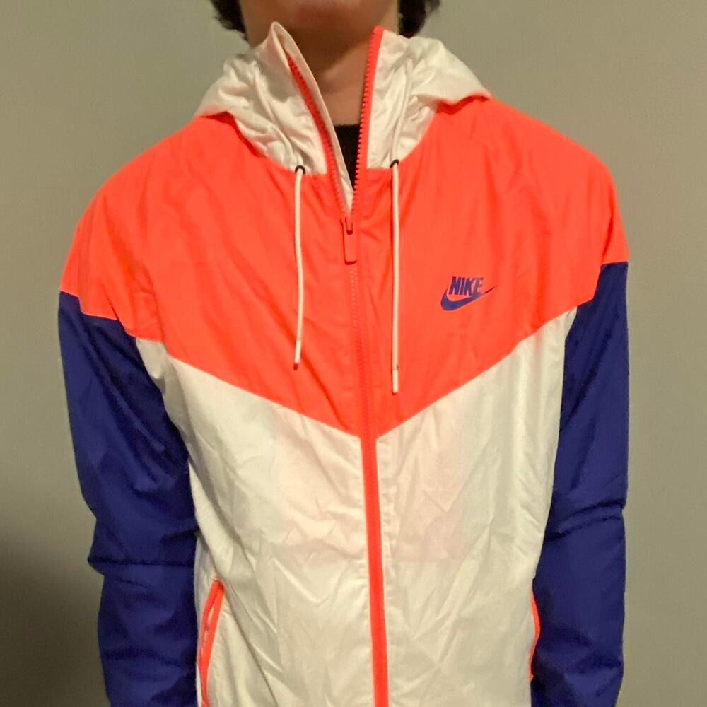 Retro multi colored nike windbreaker